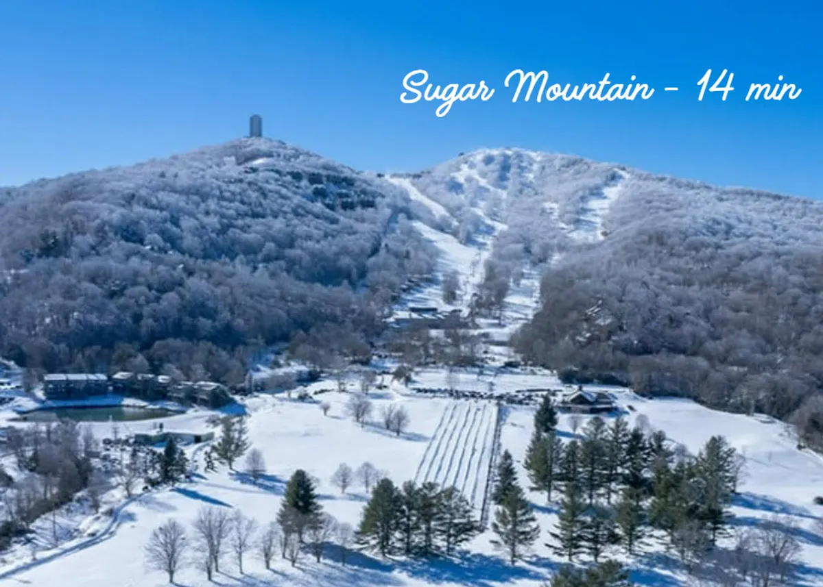 A dynamic winter scene featuring snow-covered mountains, well-defined ski slopes, and a scatter of winter trees. The landscape is lively and bright, evoking the thrill of skiing and snowboarding. The image captures both the excitement of snow sports and the tranquil beauty of the wintry outdoors.